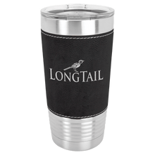 Leather Tumblers - 20 ounce - Black
