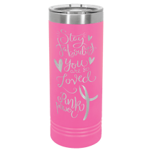 Custom Skinny Tumbler - Pink