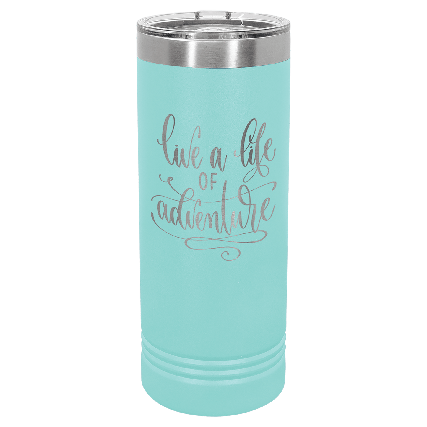 Custom Skinny Tumbler - Teal