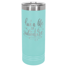 Custom Skinny Tumbler - Teal