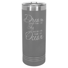 Custom Skinny Tumbler - Grey