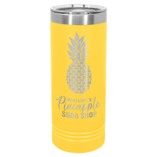 Custom Skinny Tumbler - Yellow