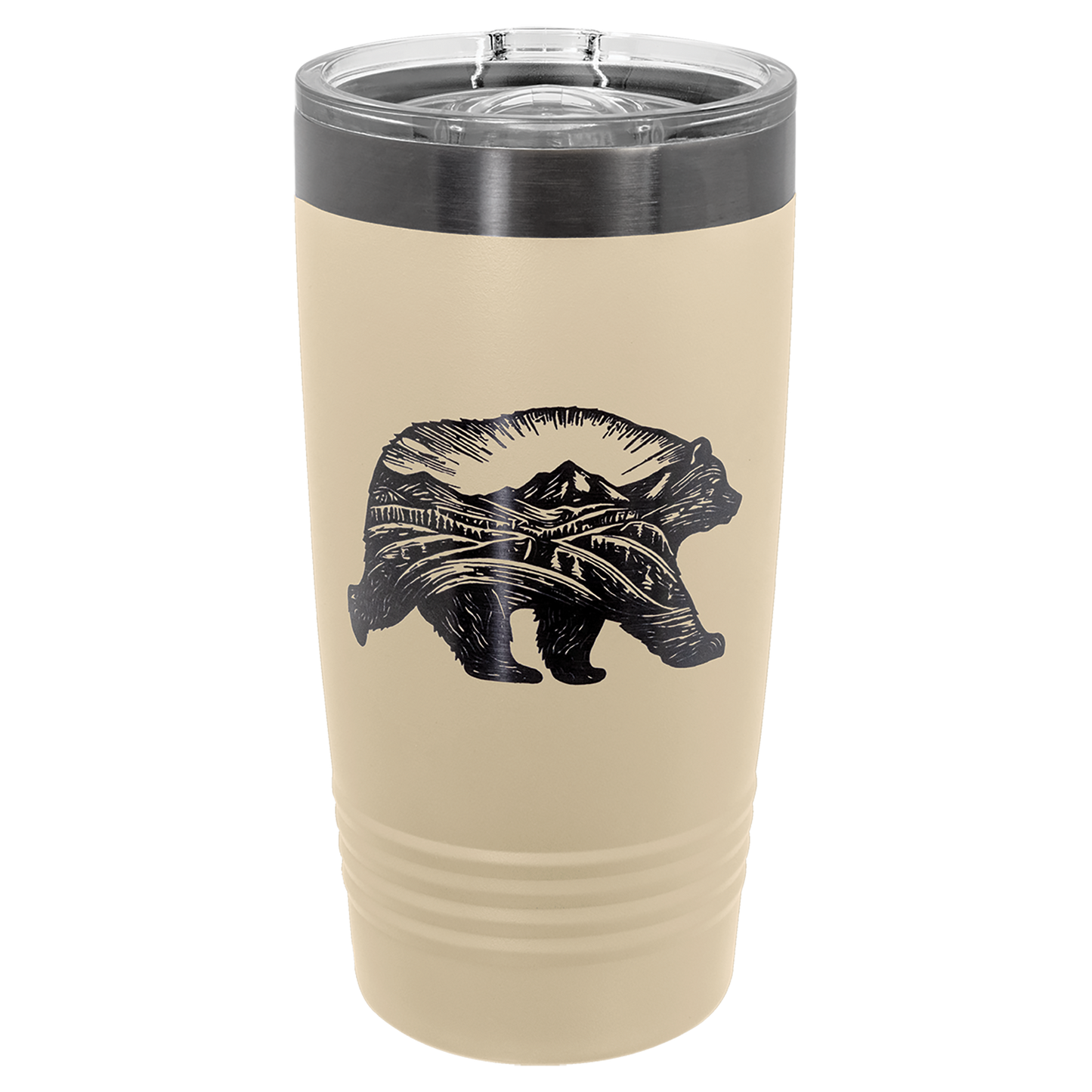 Custom 20 Ounce Tumbler - Beige - Ghost Collection