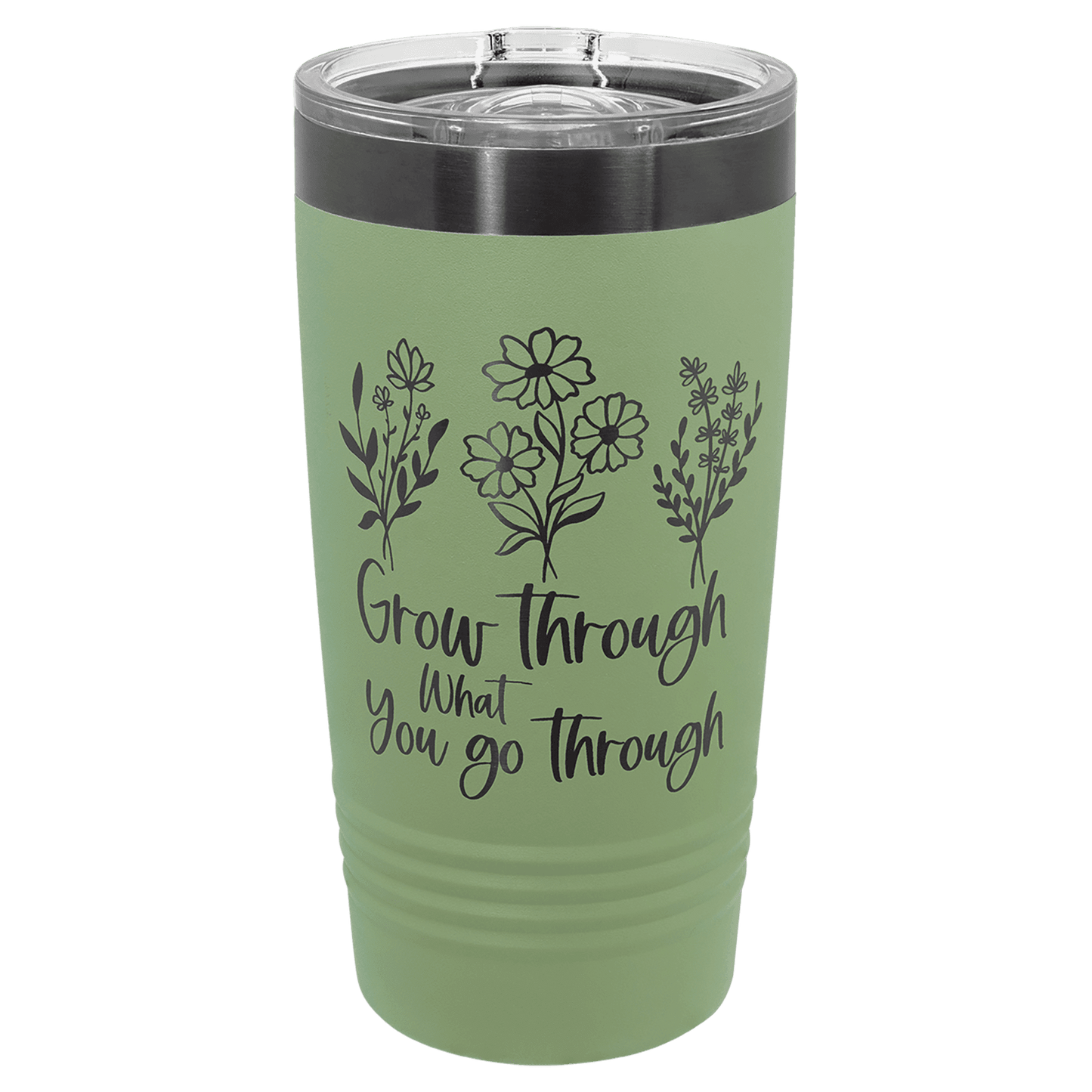 Custom 20 Ounce Tumbler - Sage - Ghost Collection