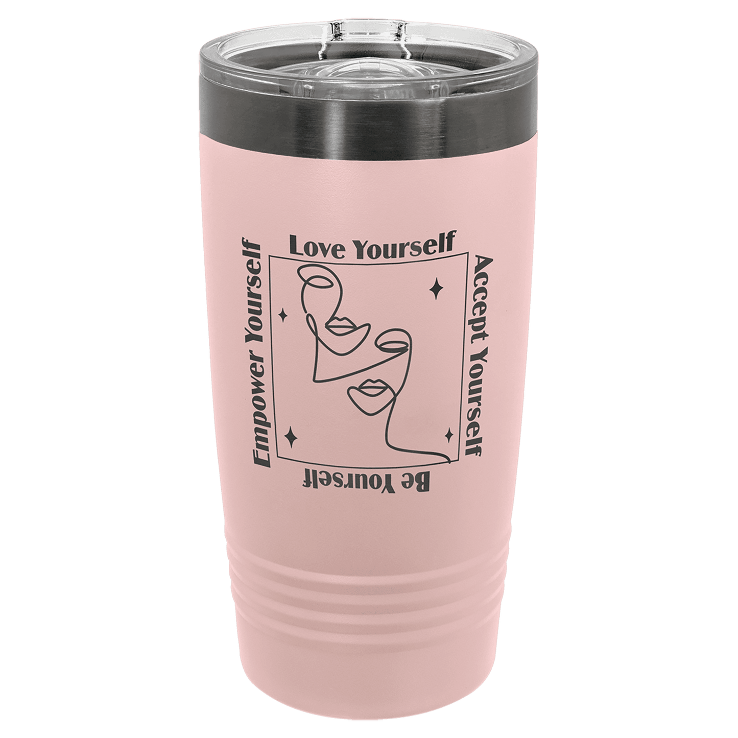 Custom 20 Ounce Tumbler - Blush - Ghost Collection