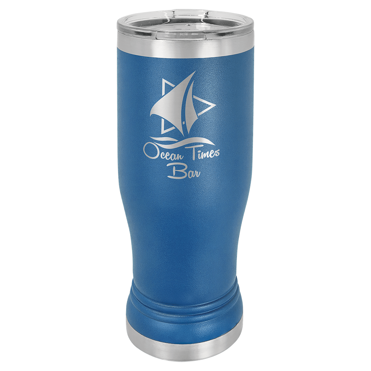 Custom Pilsner Tumbler - 14 Ounce - Blue