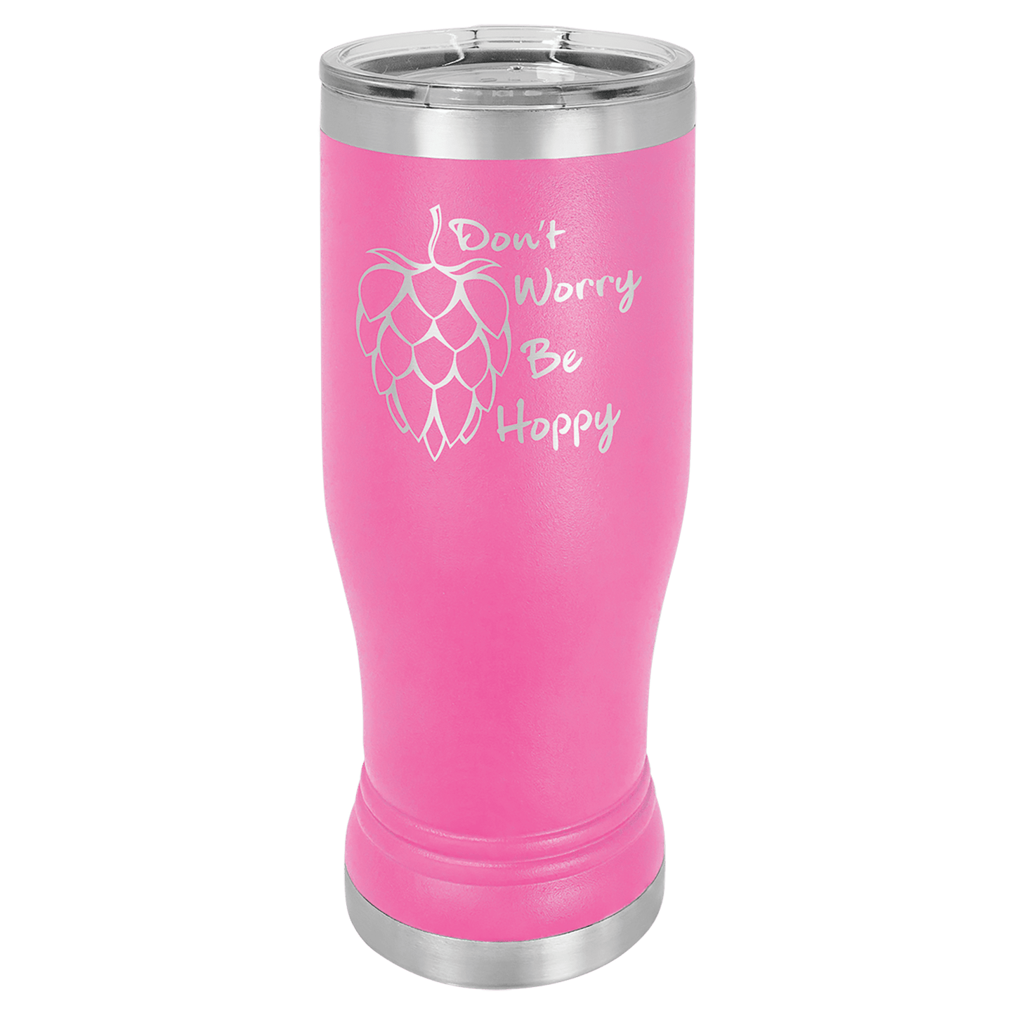 Custom Pilsner Tumbler - 14 Ounce - Pink