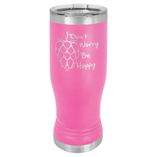 Custom Pilsner Tumbler - 14 Ounce - Pink