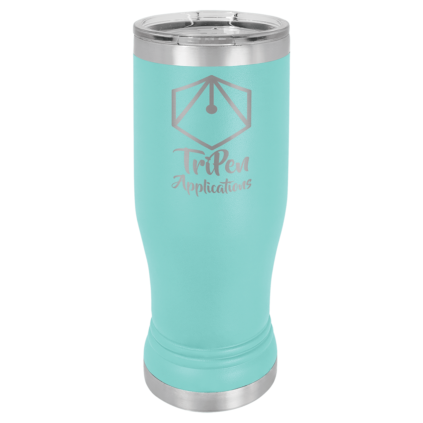 Custom Pilsner Tumbler - 14 Ounce - Light Blue