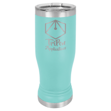 Custom Pilsner Tumbler - 14 Ounce - Light Blue