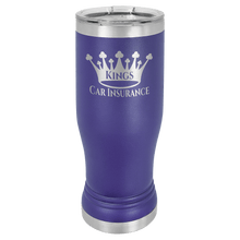 Custom Pilsner Tumbler - 14 Ounce - Purple