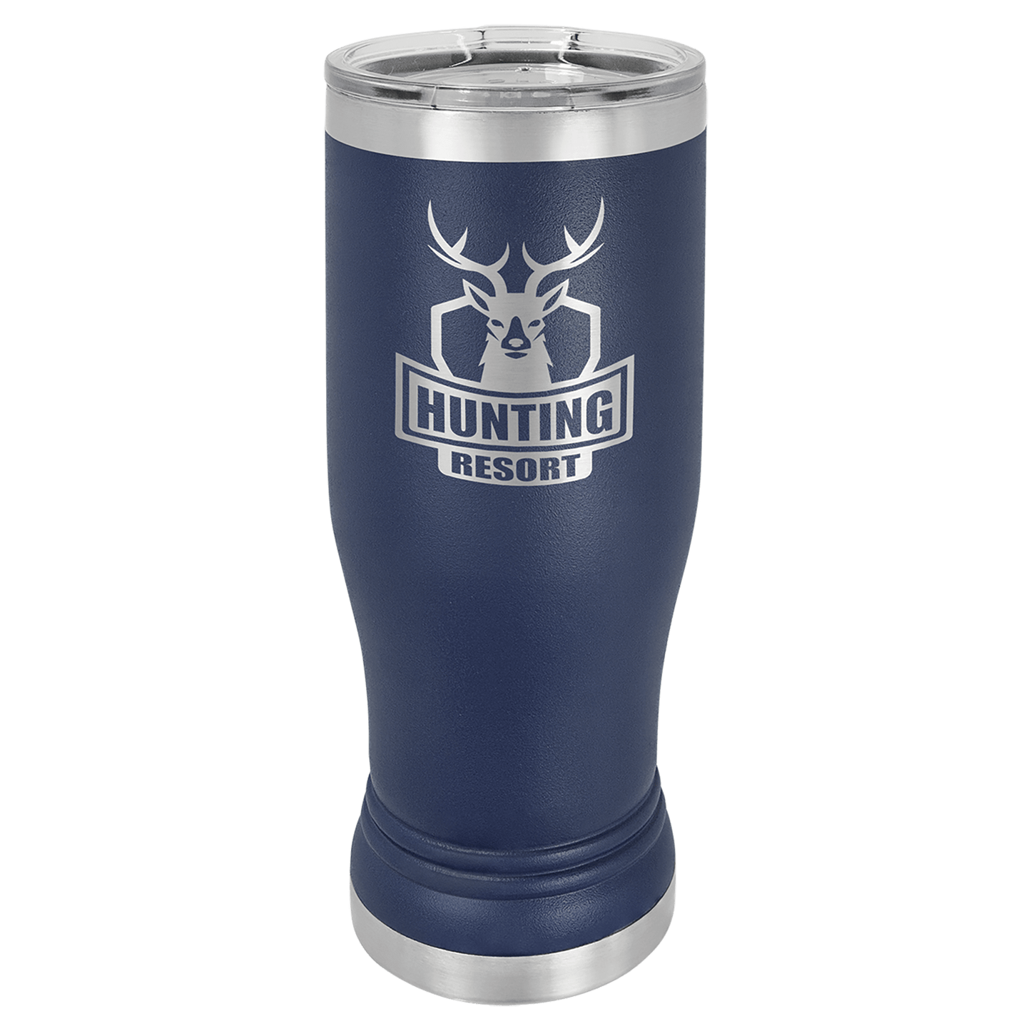 Custom Pilsner Tumbler - 14 Ounce - Navy Blue
