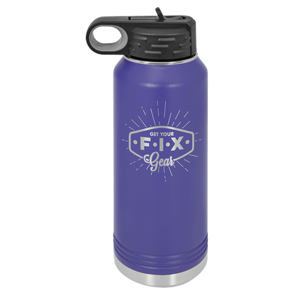 Custom Water Bottle - Purple