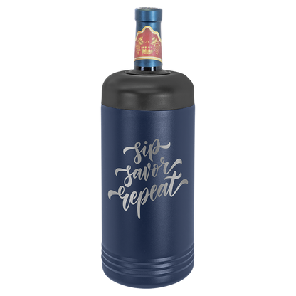 Custom Wine Chiller - Blue