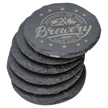 Slate Coaster - Circle (Set of 6)