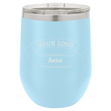 Custom Wine Tumbler - Light Blue