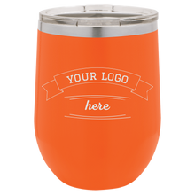 Custom Wine Tumbler - Orange