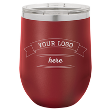 Custom Wine Tumbler - Maroon