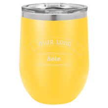 Custom Wine Tumbler - Yellow