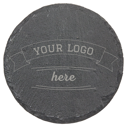 Slate Coaster - Circle (Single Coaster)